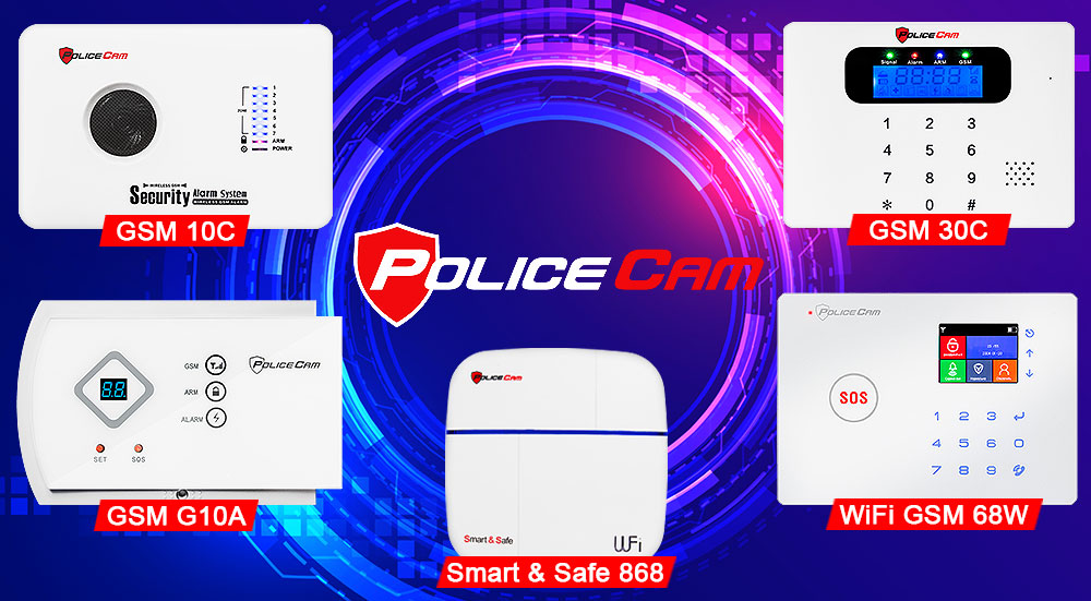 Комплекты GSM охранной сигнализации PolaceCam для постановки на пульт охраны Шериф