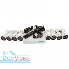 Комплект видеонаблюдения на 8 камер Green Vision GV-K-S14/08 1080P