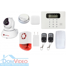 Полный комплект охранной GSM сигнализации с видеокамерой PoliceCam GSM 30C Video Alarm Wally
