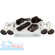 Комплект видеонаблюдения на 4 камеры GreenVision GV-K-G02/04 720Р