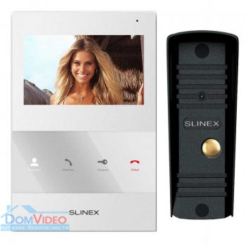 Картинка Комплект видеодомофона Slinex SQ-04 + ML-16HR