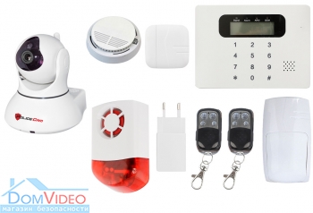 Картинка Охранная сигнализация GSM 30C Video Alarm Wally комплект с видеокамерой