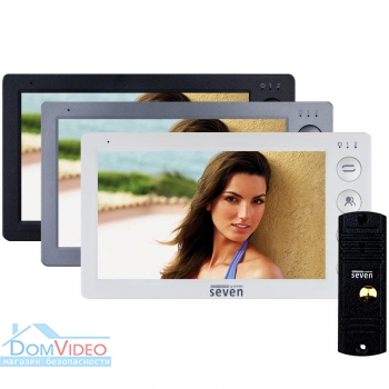 Картинка Комплект видеодомофона SEVEN DP-7574 + CP-7506