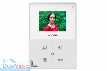 Картинка Видеодомофон Kocom KCV-401 EV 