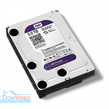 Картинка HDD для видеорегистратора Western Digital 2Tb Purple
