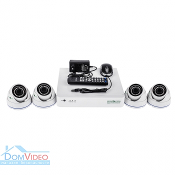 Картинка Комплект видеонаблюдения на 4 камеры GreenVision GV-K-S16/04 1080P