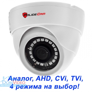Картинка MHD видеокамера PC-511MHD 1MP 4 in 1 PoliceCam