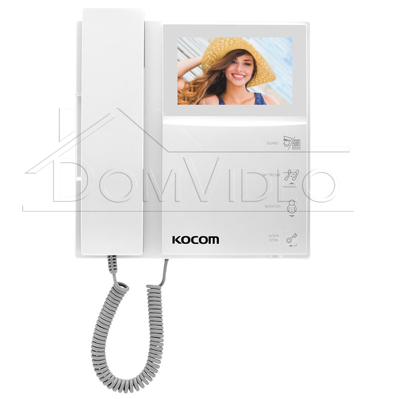 Картинка Видеодомофон Kocom KCV-D464 (DC TYPE)