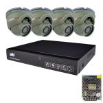 Картинка Комплект видеонаблюдения на 4 камеры PoliceCam PC671 AHD + ATIS XVR 4104NA