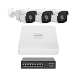 Картинка Комплект видеонаблюдения на 3 ІР камеры GreenVision GV-IP-K-W86/03 5MP