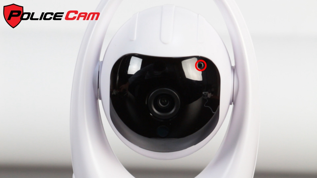 Расположение микрофона у IP WIFI камеры наблюдения PoliceCam PC-5300 Sauron