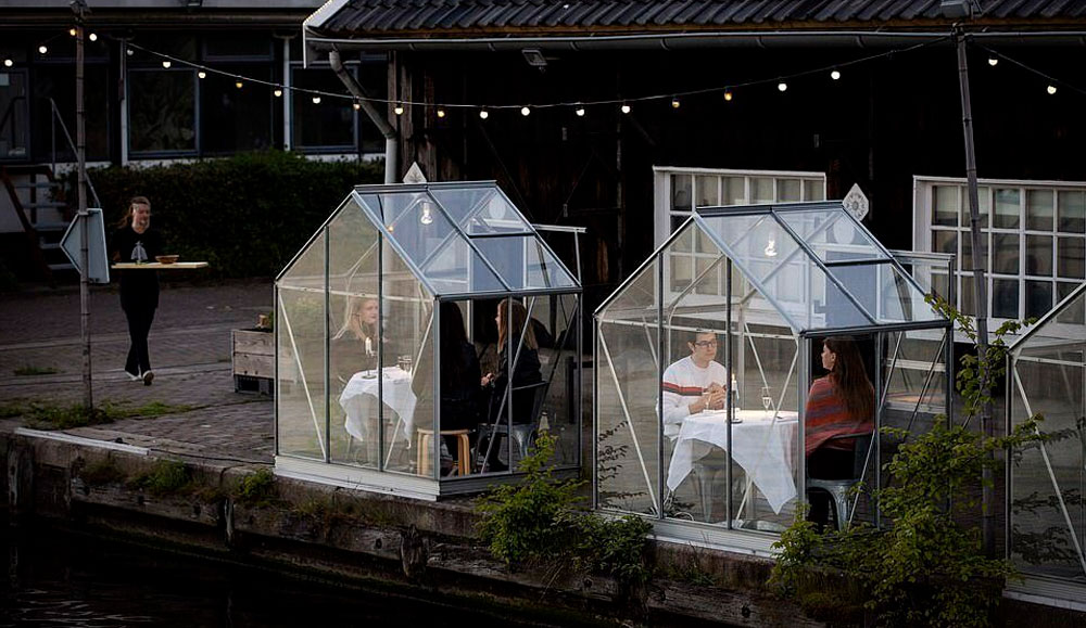 Фото Прозрачные домики из стекла и алюминия - отличное решение для ресторана в условиях карантина | новости ДомВидео