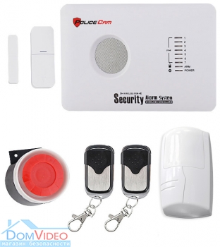 Картинка Охранная сигнализация GSM PoliceCam 10C Elite комплект